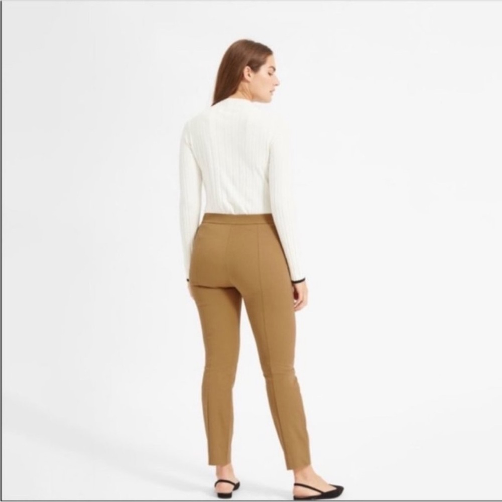 NWT - Everlane - The Side-Zip Stretch Cotton Pant - in Ochre (tan)